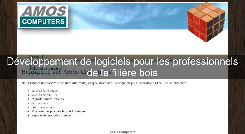Développement de logiciels pour les professionnels de la filière bois Développement de logiciels pour les professionnels de la filière bois