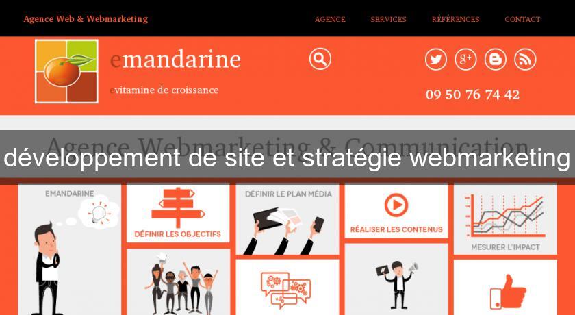 développement de site et stratégie webmarketing