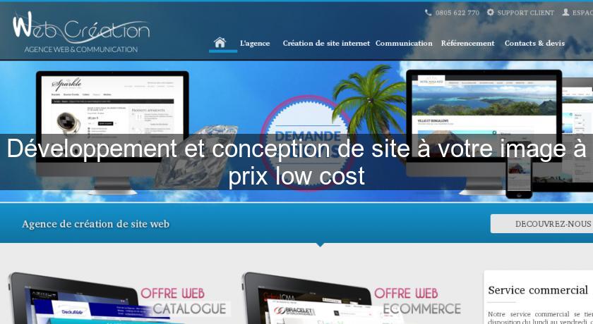 Développement et conception de site à votre image à prix low cost