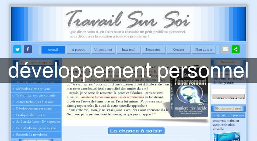 développement personnel développement personnel