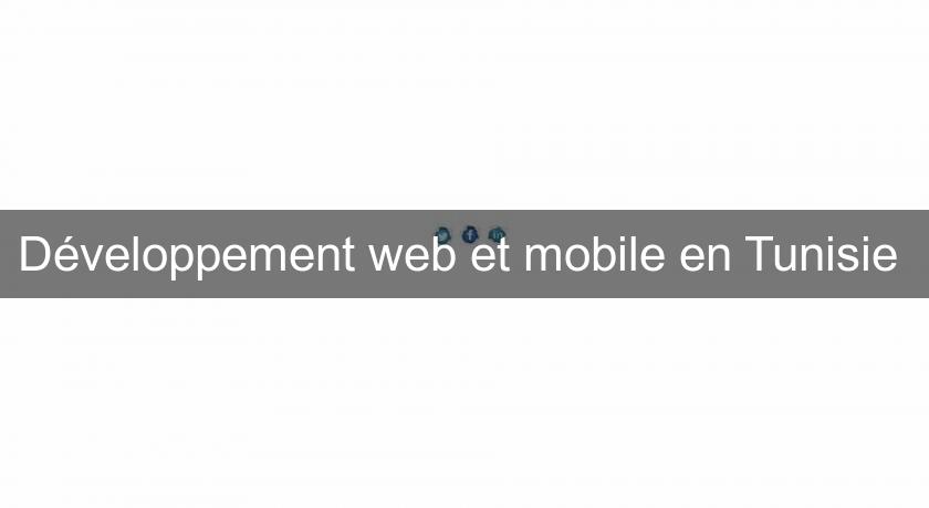 Développement web et mobile en Tunisie 