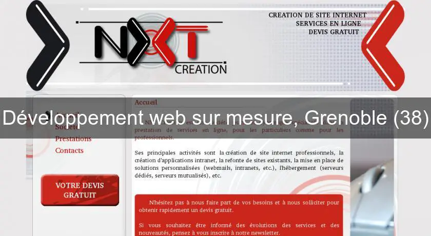 Développement web sur mesure, Grenoble (38)