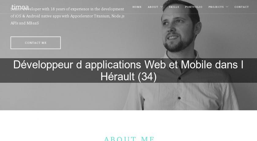 Développeur d'applications Web et Mobile dans l'Hérault (34)