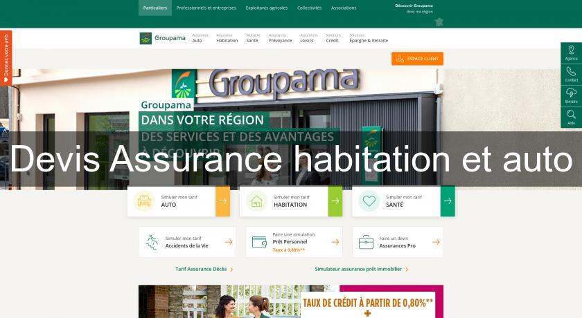 Devis Assurance habitation et auto Devis Assurance habitation et auto