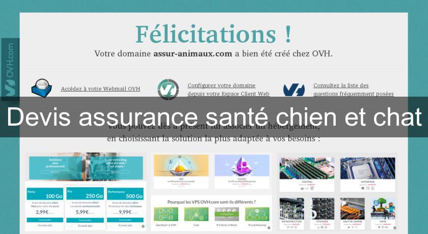 Devis assurance santé chien et chat Devis assurance santé chien et chat