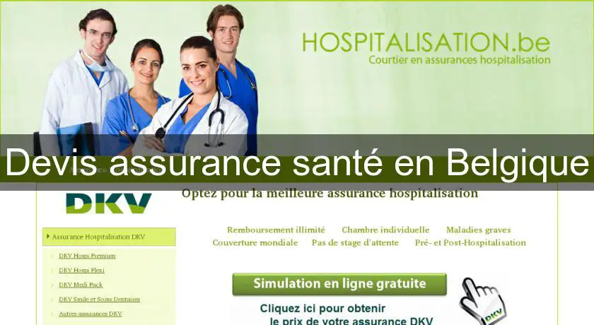 Devis assurance santé en Belgique