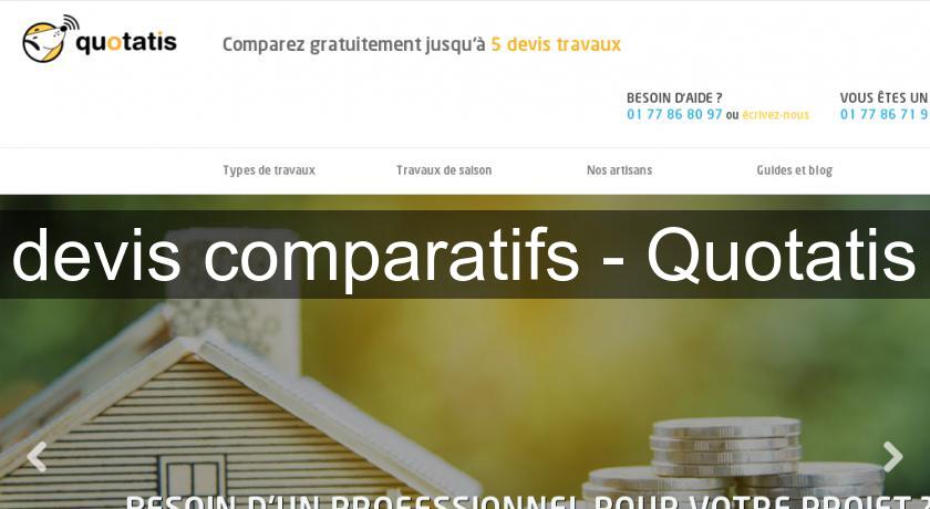 devis comparatifs - Quotatis devis comparatifs - Quotatis