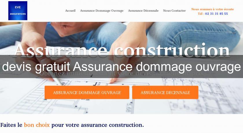 devis gratuit Assurance dommage ouvrage