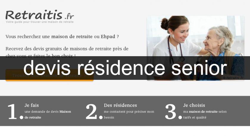 devis résidence senior devis résidence senior