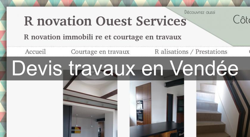 Devis travaux en Vendée