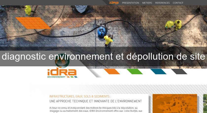 diagnostic environnement et dépollution de site