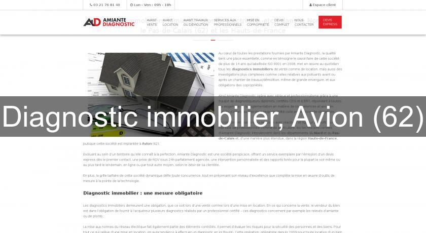 Diagnostic immobilier, Avion (62) Diagnostic immobilier, Avion (62)