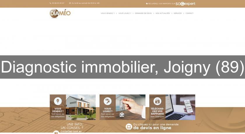 Diagnostic immobilier, Joigny (89)