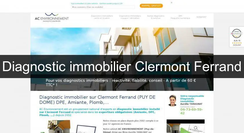 Diagnostic immobilier Clermont Ferrand