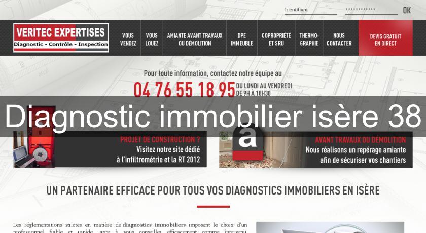 Diagnostic immobilier isère 38