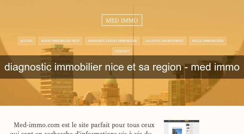 diagnostic immobilier nice et sa region - med immo