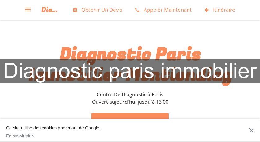 Diagnostic paris immobilier Diagnostic paris immobilier