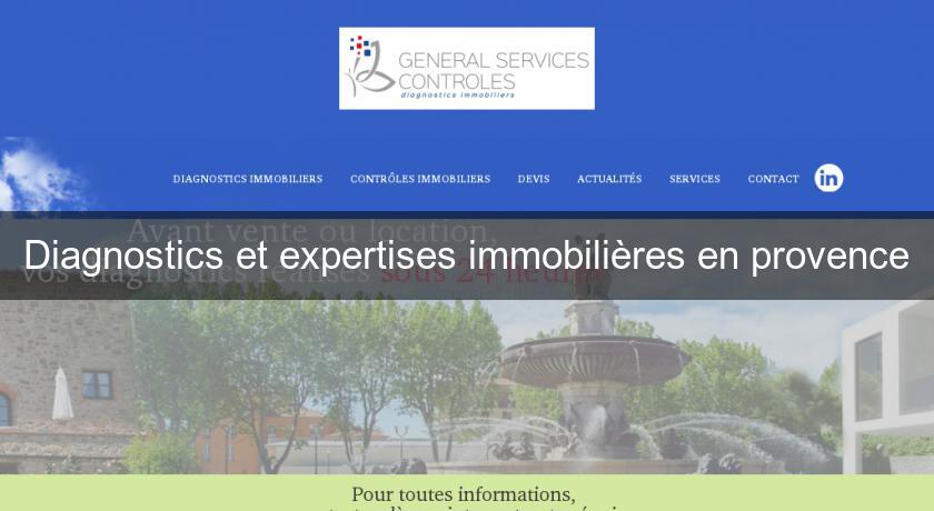 Diagnostics et expertises immobilières en provence Diagnostics et expertises immobilières en provence
