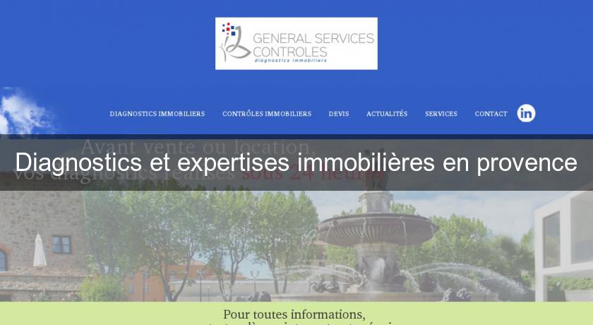 Diagnostics et expertises immobilières en provence