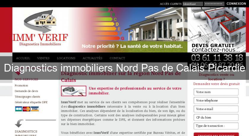 Diagnostics immobiliers Nord Pas de Calais Picardie Diagnostics immobiliers Nord Pas de Calais Picardie