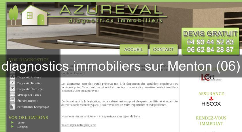 diagnostics immobiliers sur Menton (06) diagnostics immobiliers sur Menton (06)