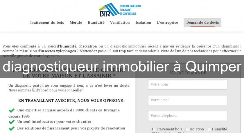 diagnostiqueur immobilier à Quimper diagnostiqueur immobilier à Quimper