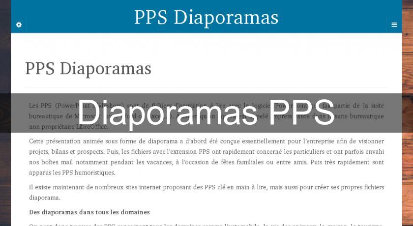 Diaporamas PPS Diaporamas PPS