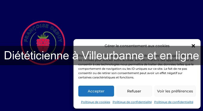 Diététicienne à Villeurbanne et en ligne