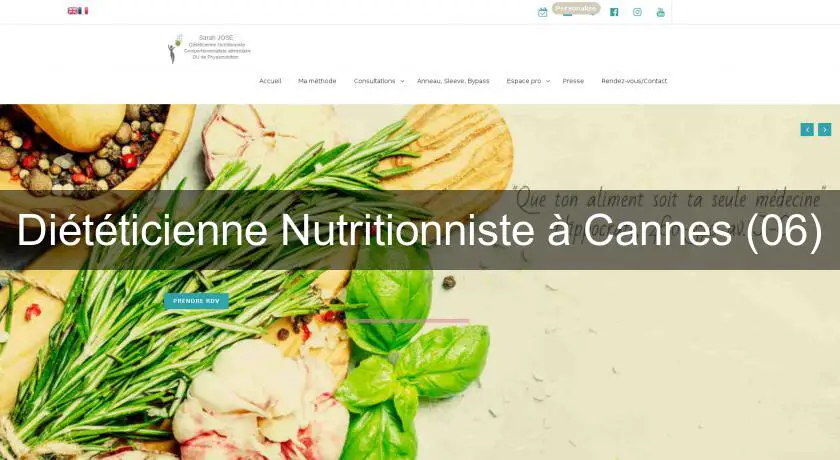 Diététicienne Nutritionniste à Cannes (06)