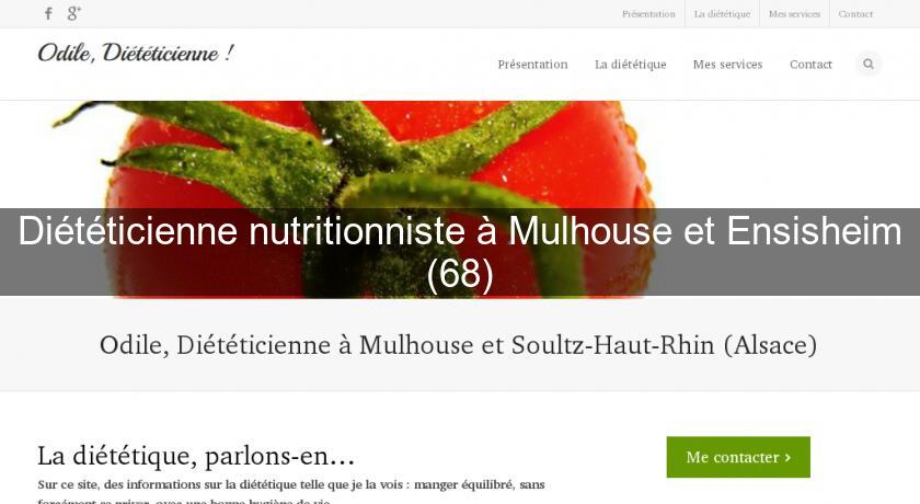 Diététicienne nutritionniste à Mulhouse et Ensisheim (68) Diététicienne nutritionniste à Mulhouse et Ensisheim (68)