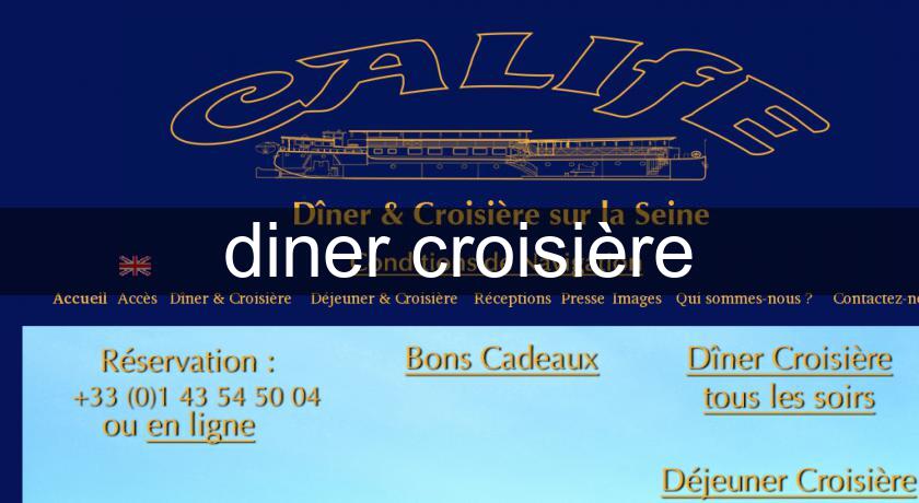 diner croisière