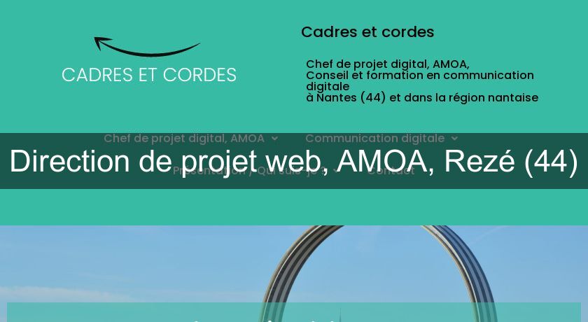 Direction de projet web, AMOA, Rezé (44) Direction de projet web, AMOA, Rezé (44)