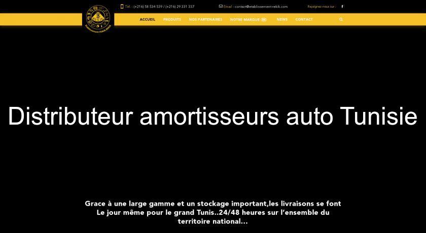 Distributeur amortisseurs auto Tunisie Distributeur amortisseurs auto Tunisie