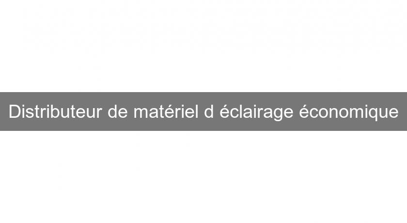 Distributeur de matériel d'éclairage économique Distributeur de matériel d'éclairage économique