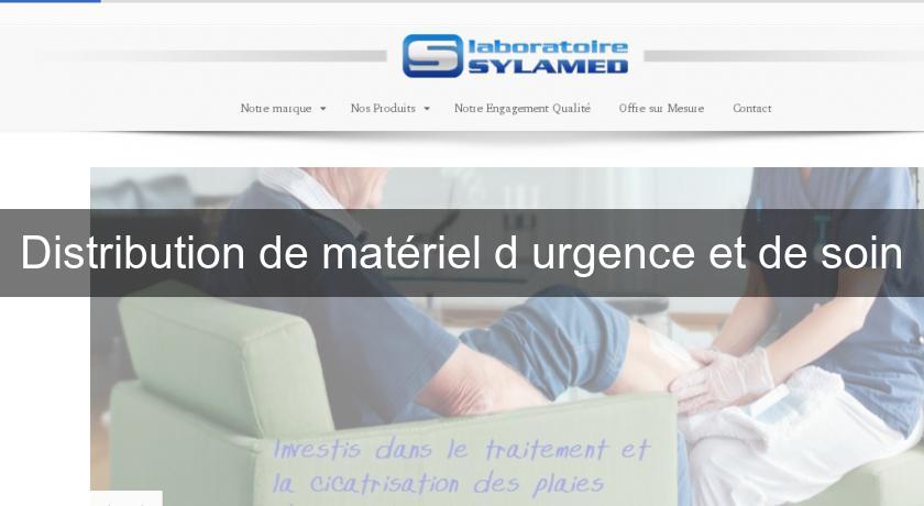 Distribution de matériel d'urgence et de soin Distribution de matériel d'urgence et de soin