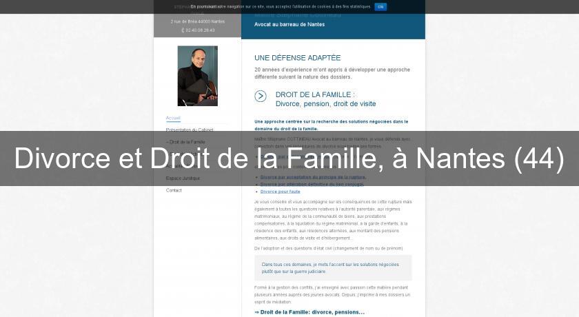 Divorce et Droit de la Famille, à Nantes (44)