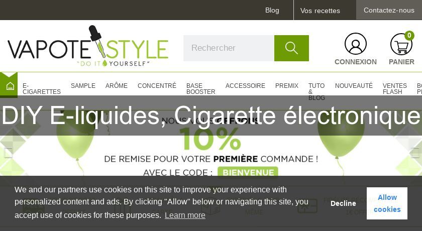 DIY E-liquides, Cigarette électronique DIY E-liquides, Cigarette électronique