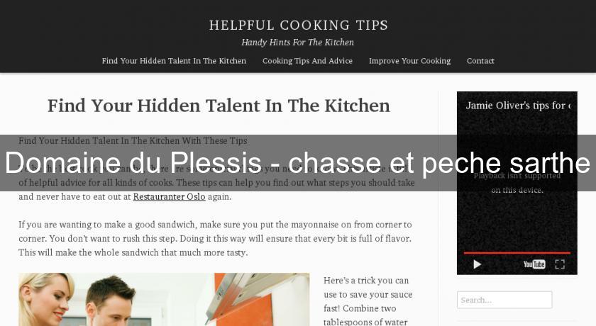 Domaine du Plessis - chasse et peche sarthe Domaine du Plessis - chasse et peche sarthe