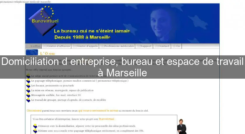 Domiciliation d'entreprise, bureau et espace de travail à Marseille