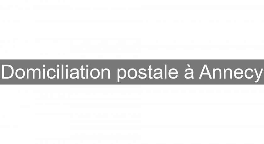 Domiciliation postale à Annecy