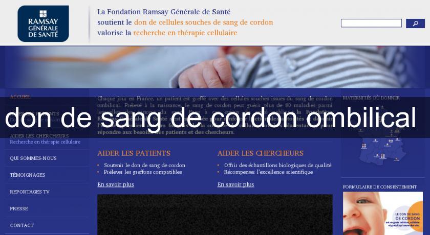 don de sang de cordon ombilical don de sang de cordon ombilical