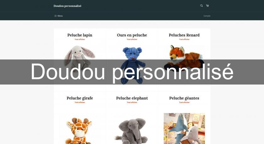 Doudou personnalisé