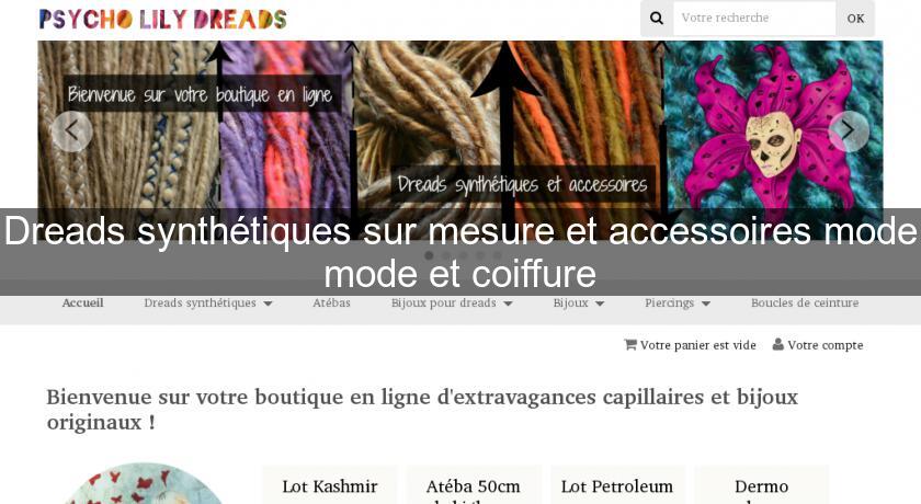 Dreads synthétiques sur mesure et accessoires mode mode et coiffure