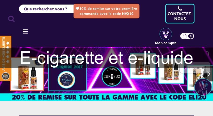 E-cigarette et e-liquide