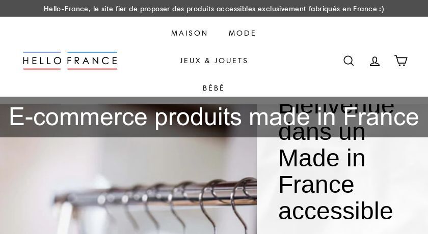 E-commerce produits made in France