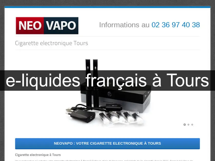 e-liquides français à Tours