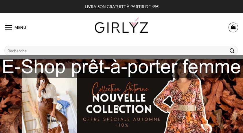 E-Shop prêt-à-porter femme