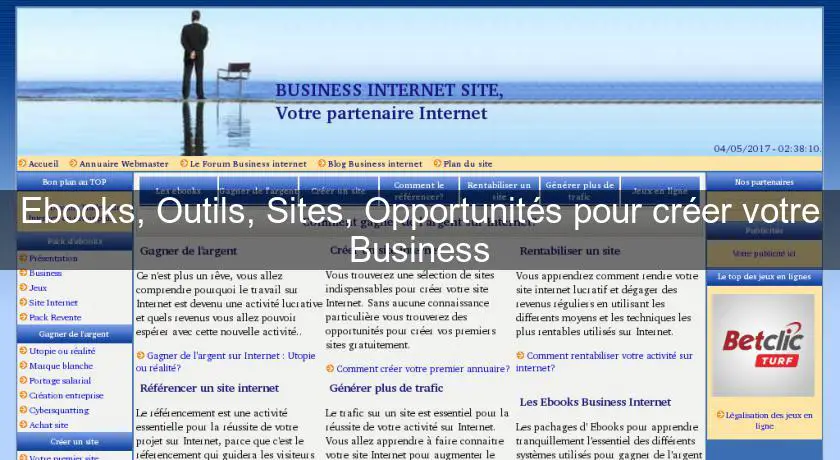 Ebooks, Outils, Sites, Opportunités pour créer votre Business