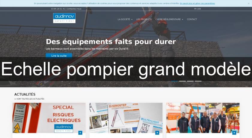 Echelle pompier grand modèle