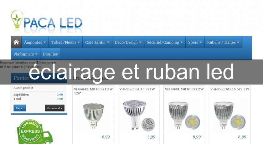 éclairage et ruban led